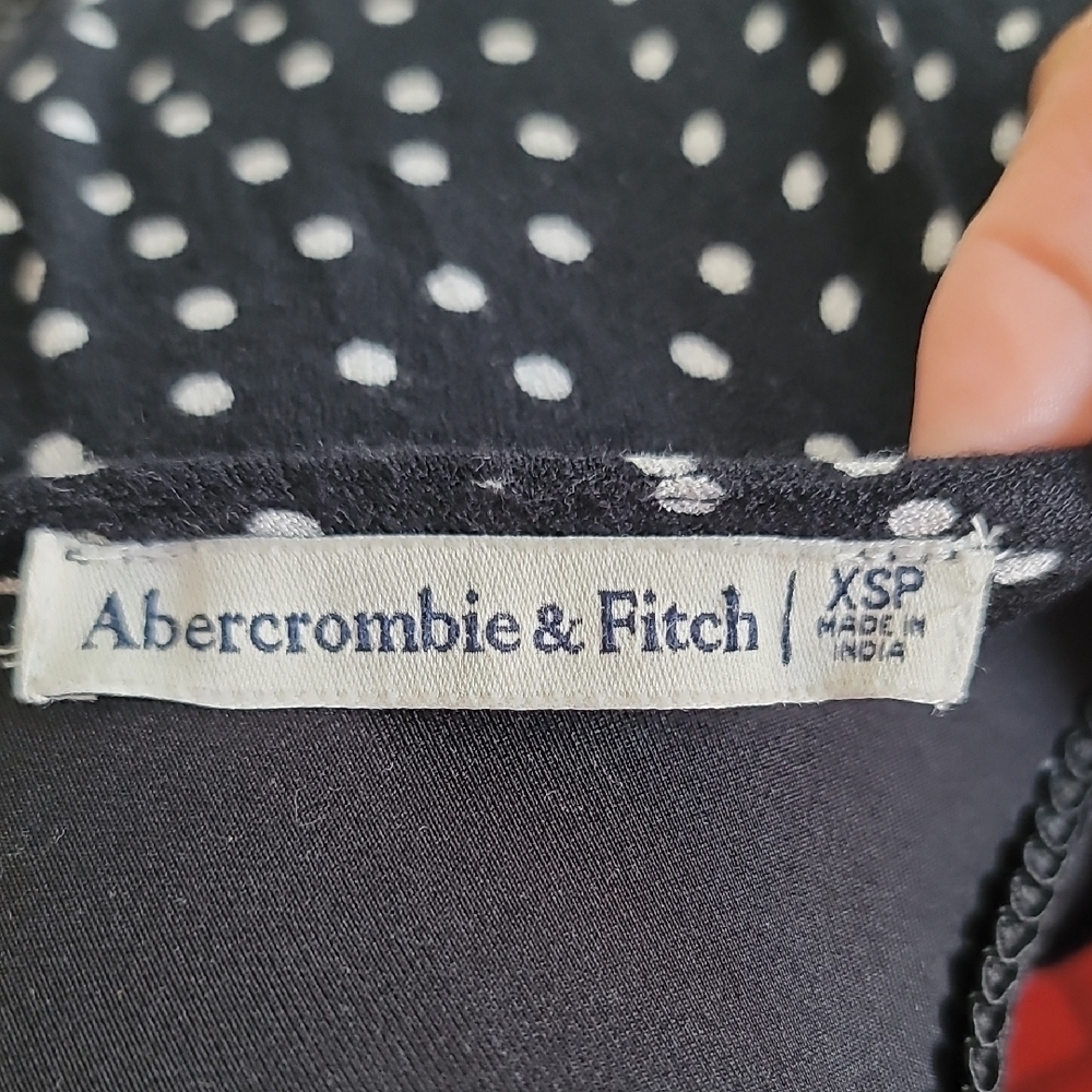 Abercrombie & Fitch Black and White Polka Dot Romper - Picture 2 of 13